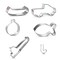 CookieCutter.Com Fishing Cookie Cutter 6 Pc Set – 6 in Fishing Pole, 3.25 in Fish, 1.75 in Fishing Hook, 4 in Canoe, 3 in Fishing Bobber and 4 in Pickup Truck